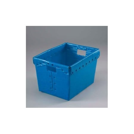 Global Industrial„¢ Corrugated Plastic Totes - Postal Nesting- No Lid 18-1/2x13-1/4x12 Blue